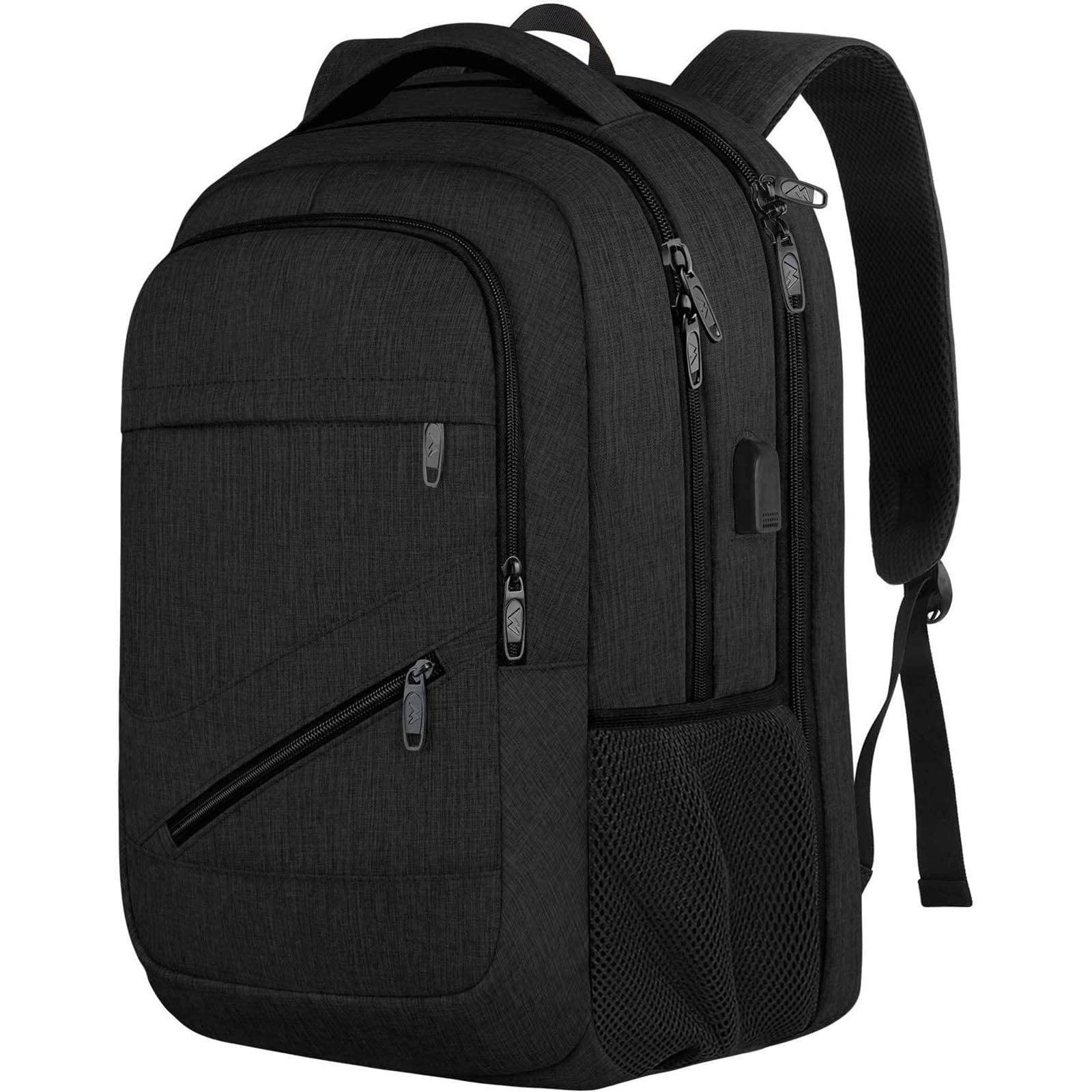 Sac à dos pour ordinateur homme avec port USB et grande capacité