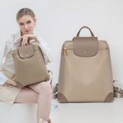 Sac à dos en nylon léger pour femme, idéal pour l'école et le voyage