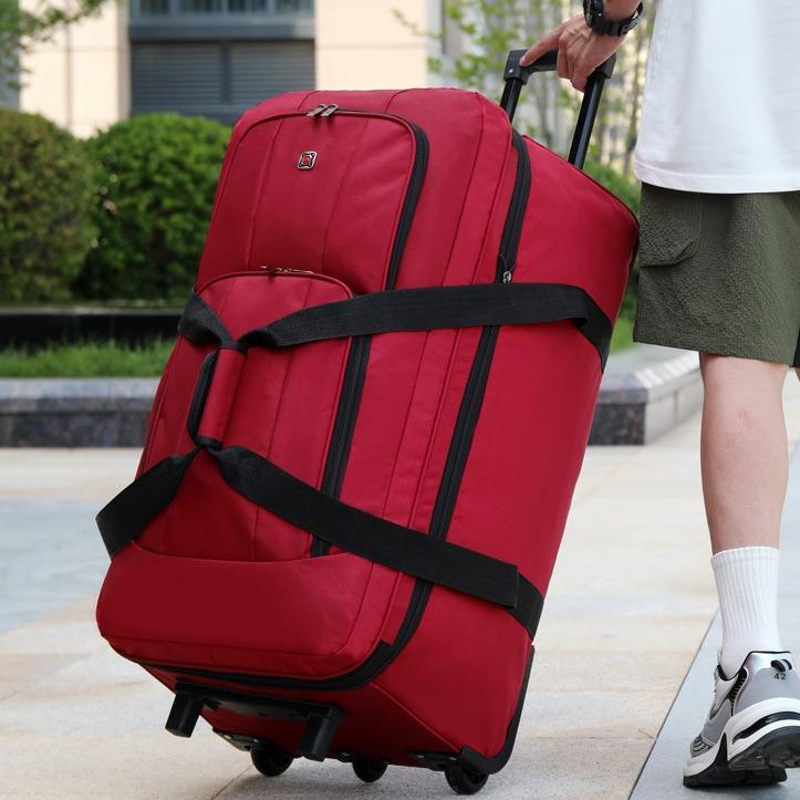 Sac de voyage souple à roulettes avec compartiment extensible