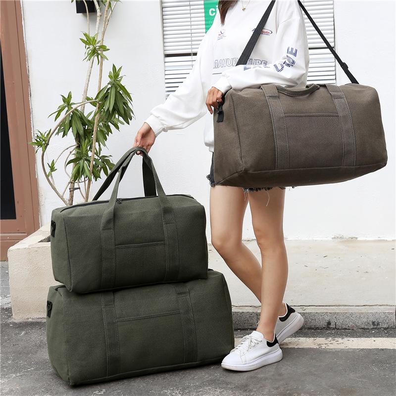Grand sac de voyage en toile canvas pour homme