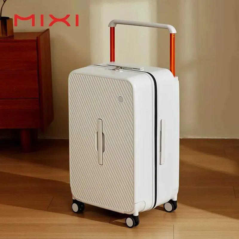 Grande valise rigide 26 pouces avec poignée large et roulettes