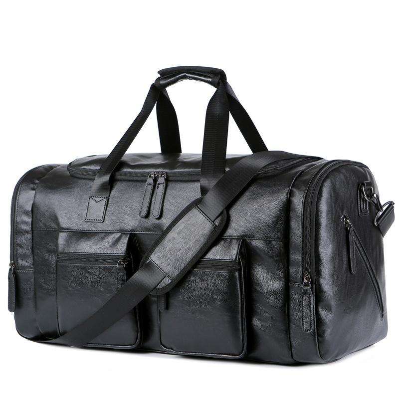 Grand sac de voyage en cuir pour homme à usage professionnel
