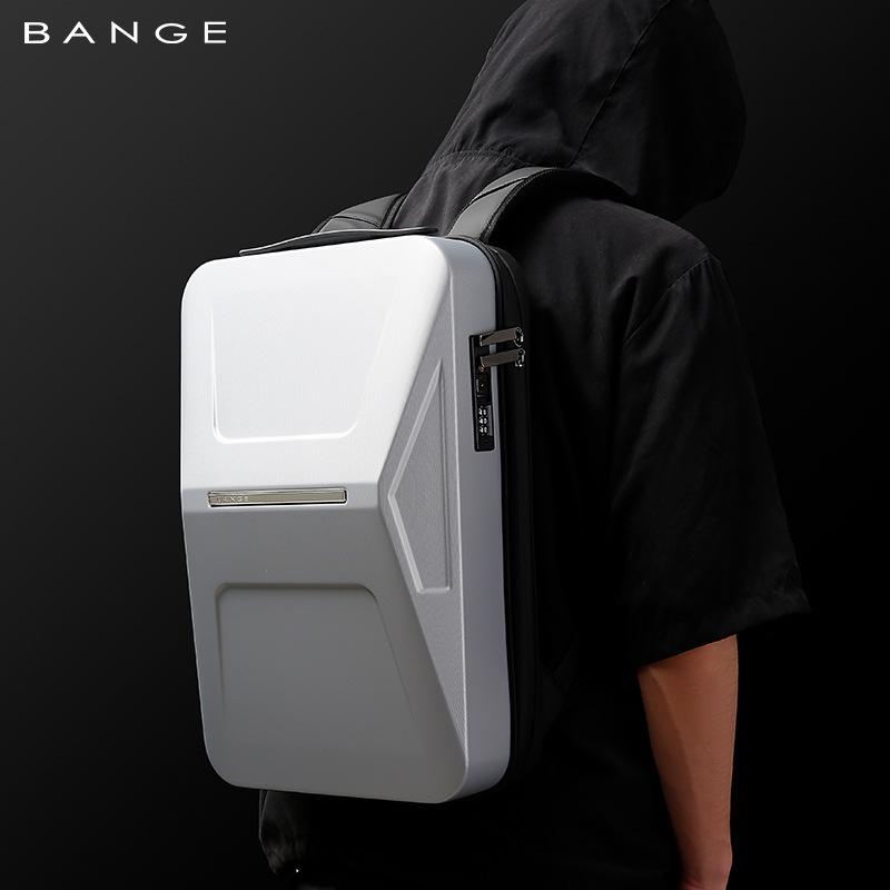 Sac à dos rigide imperméable et antivol pour homme avec compartiment ordinateur