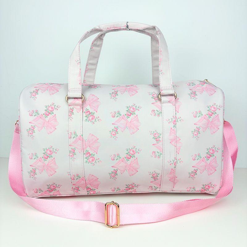 Sac de voyage léger en nylon avec détail nœud pour femme