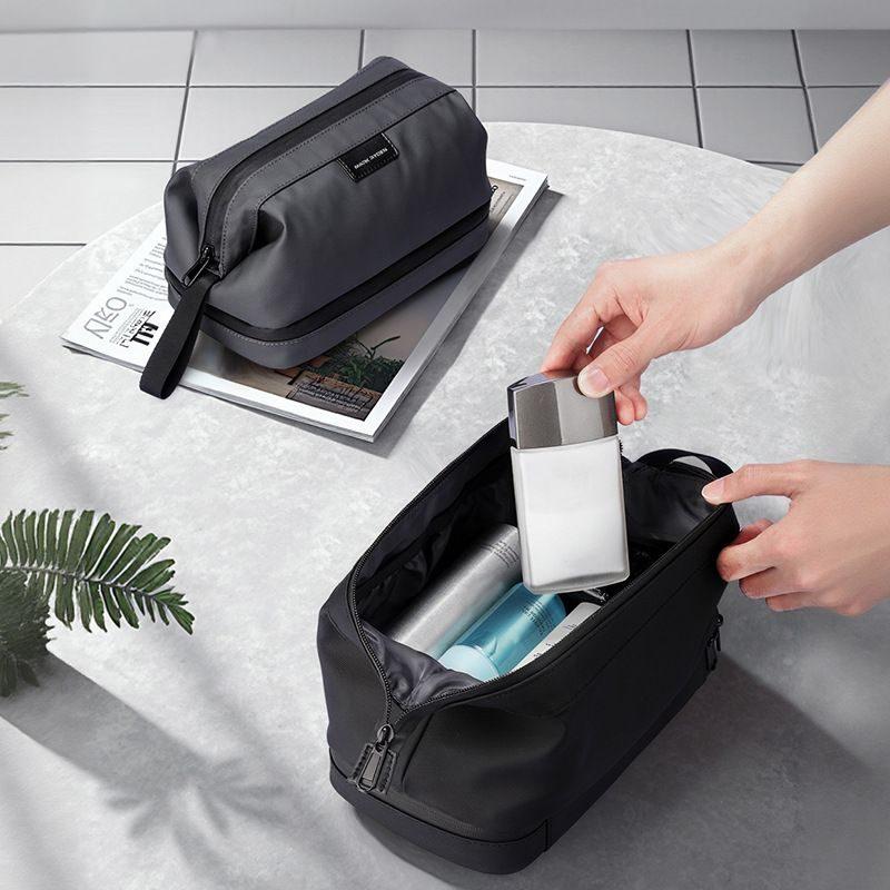 Trousse de toilette premium en tissu Oxford résistant