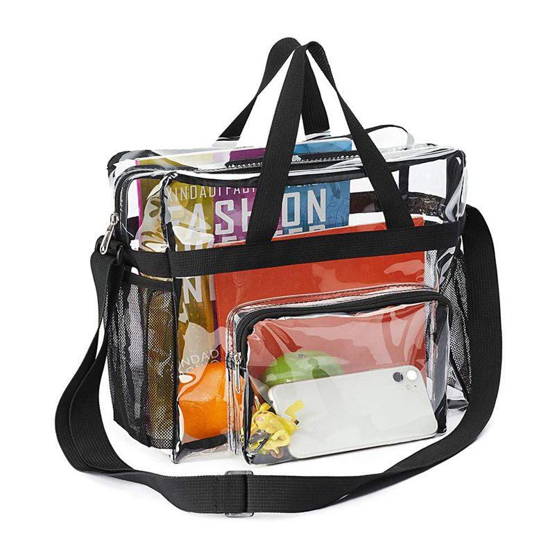 Trousse de toilette transparente en PVC pour le voyage