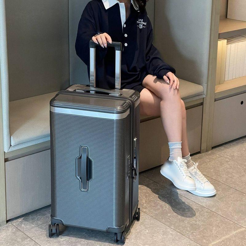 Valise de voyage grande capacité à fermeture éclair renforcée