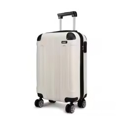 Valise Rigide Blanc - Noir