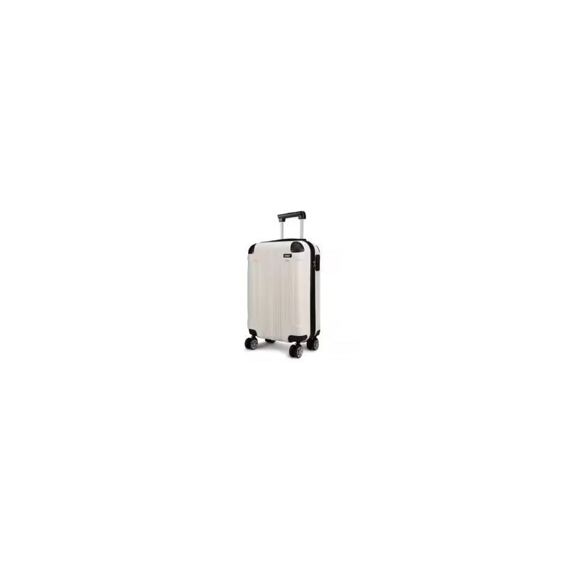 Valise Rigide Blanc - Noir
